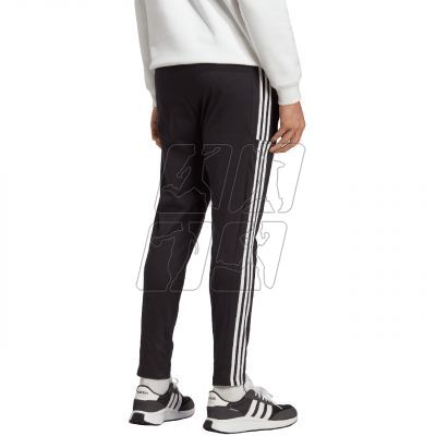 3. Spodnie adidas Essentials Single Jersey Tapered Open Hem 3-Stripes M IC0044