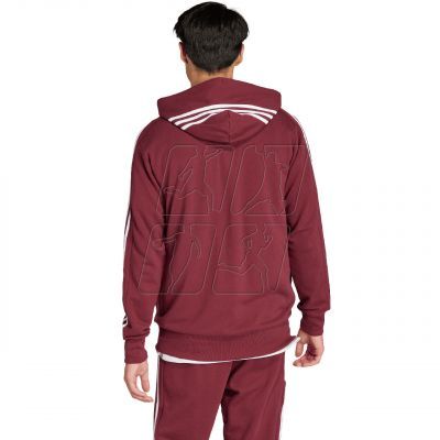 2. Bluza adidas Essentials French Terry 3-Stripes Full-Zip Hoodie M IS1365