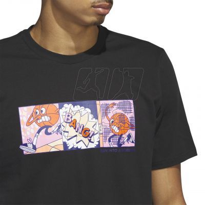5. Koszulka adidas Lil' Stripe Basketball Graphic Tee M IC1867