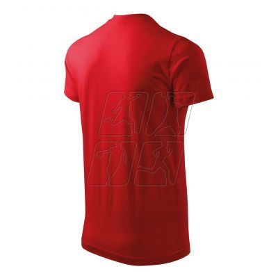 3. Koszulka Malfini Heavy V-neck M MLI-11107 czerwony