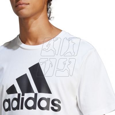 4. Koszulka adidas Essentials Single Jersey Big Logo Tee M IC9349