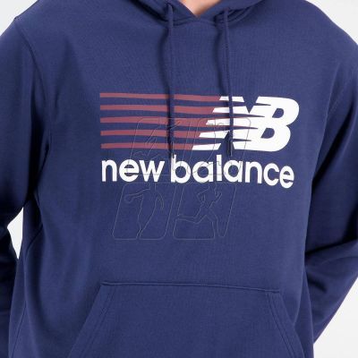 4. Bluza New Balance Classic Hoodie NNY M MT23902NNY