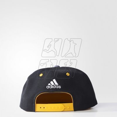 Czapka z daszkiem adidas Los Angeles Lakers Flat Cap czarna