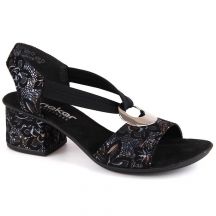 Komfortowe sandały Rieker W RKR679 czarne