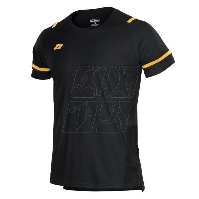 4. Koszulka piłkarska Zina Crudo Jr 3AA2-440F2 czarny / żółty