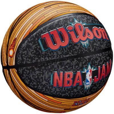 5. Piłka do koszykówki Wilson NBA Jam Outdoor WZ3013801XB7