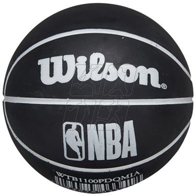 4. Piłka do koszykówki Wilson NBA Dribbler Miami Heat Mini Ball WTB1100PDQMIA