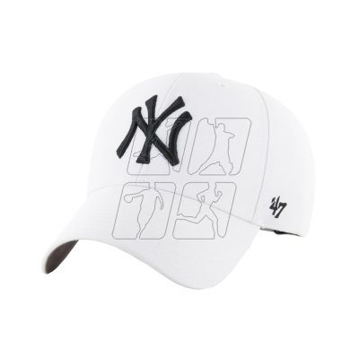 Czapka z daszkiem 47 Brand New York Yankees MVP Cap B-MVP17WBV-WHF 