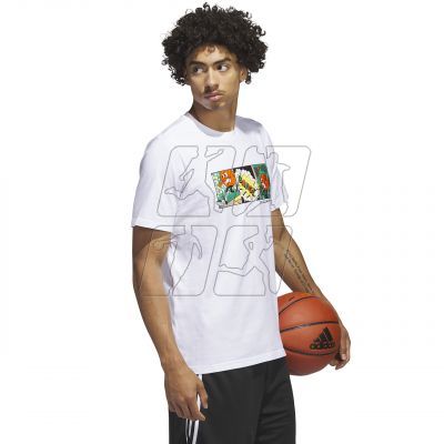 3. Koszulka adidas Lil' Stripe Basketball Graphic Tee M IC1866
