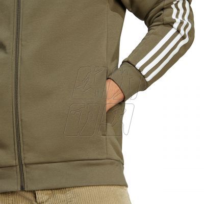 6. Bluza adidas Essentials Fleece 3-Stripes Full-Zip M IJ6492