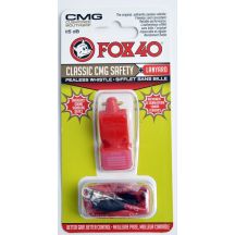 Gwizdek Fox 40 CMG Classic Safety + sznurek 9603-0108 czerwony