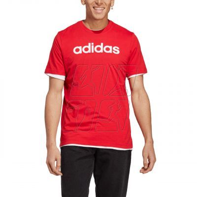 2. Koszulka adidas Essentials Single Jersey Linear Embroidered Logo M IC9278