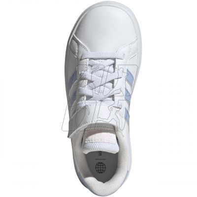 8. Buty adidas Grand Court Elastic Lace and Top Strap Jr IG4841