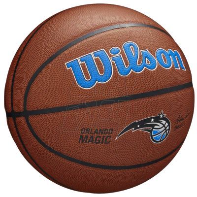 3. Piłka do koszykówki Wilson Team Alliance Orlando Magic Ball WTB3100XBORL