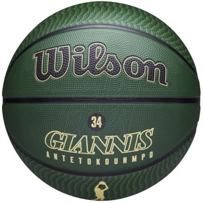 Piłka do koszykówki Wilson NBA Player Icon Giannis Antetokounmpo WZ4006201XB 