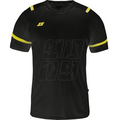 2. Koszulka piłkarska Zina Crudo Jr 3AA2-440F2 czarny / żółty
