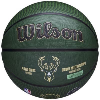 3. Piłka do koszykówki Wilson NBA Player Icon Giannis Antetokounmpo WZ4006201XB 