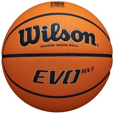 Piłka do koszykówki Wilson Evo NXT FIBA Game Ball WTB0965XB