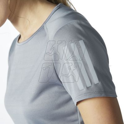 Koszulka biegowa adidas Response Short Sleeve Tee W BP7454 z technologią climacool