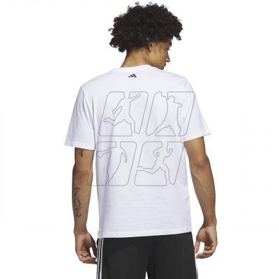 2. Koszulka adidas Lil' Stripe Basketball Graphic Tee M IC1866