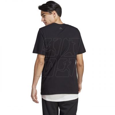 3. Koszulka adidas Essentials Single Jersey Linear Embroidered Logo Tee M IC9274