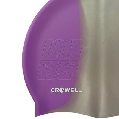 2. Czepek pływacki silikonowy Crowell Multi Flame kol.15