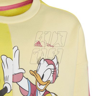 5. Bluza adidas adidas x Disney Daisy Duck Crew Jr HK6638