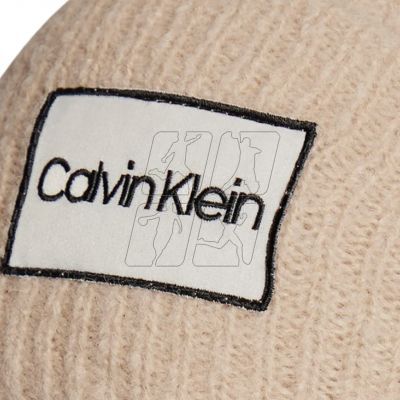 3. Czapka Calvin Klein Lux Wool Beanie K60K609971