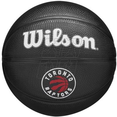 5. Piłka do koszykówki Wilson Team Tribute Toronto Raptors Mini Ball WZ4017608XB