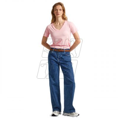 4. Koszulka Pepe Jeans Lorette V Neck Regular W PL505826