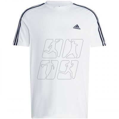 Koszulka adidas Essentials Single Jersey 3-Stripes Tee M IC9336