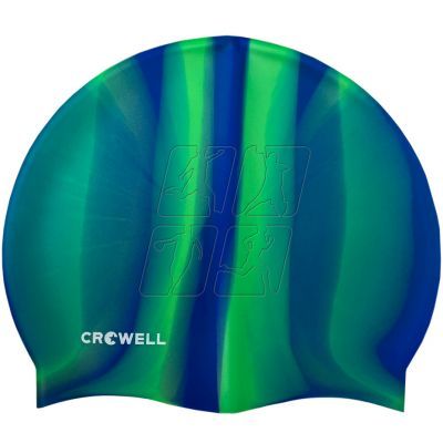 Czepek pływacki silikonowy Crowell Multi Flame kol.12