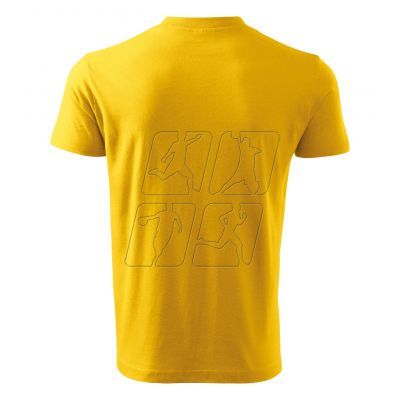 3. Koszulka Malfini V-neck M MLI-10204 żółty