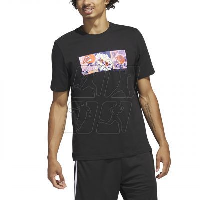 4. Koszulka adidas Lil' Stripe Basketball Graphic Tee M IC1867