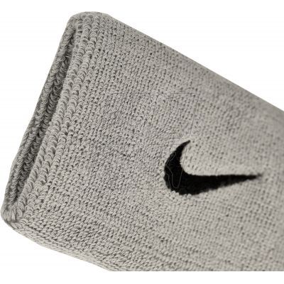 Frotka na rękę Nike Swoosh Doublewide w kolorze szarym