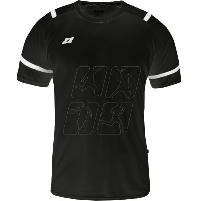 2. Koszulka piłkarska Zina Crudo Jr 3AA2-440F2 czarny / biały