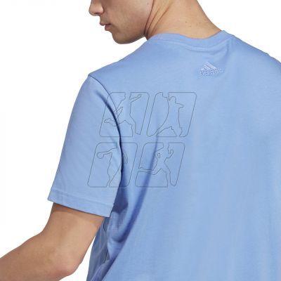 5. Koszulka adidas Essentials Single Jersey Linear Embroidered M IC9295