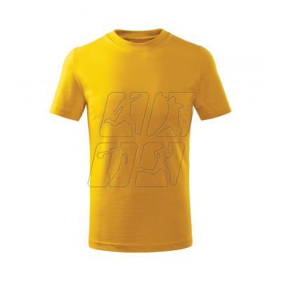 2. Koszulka Malfini Basic Free Jr MLI-F3804 żółty