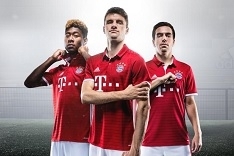 adidas przedstawia nowe koszulki domowe Bayernu na sezon 2016/17