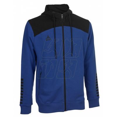Bluza Select Oxford Zip Hoodie M T26-01841 niebiesko/ czarna