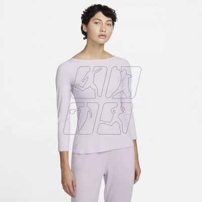 Koszulka Nike Yoga Luxe Long-Sleeve W DA0719-530