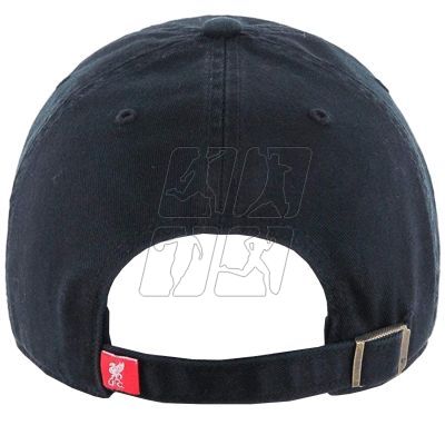 2. Czapka z daszkiem 47 Brand Liverpool EPL FC Clean Up Cap EPL-RGW04GWS-BKC 