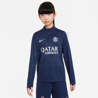 6. Bluza Nike PSG DF Academy Pro Drill Top Jr FQ0029-411