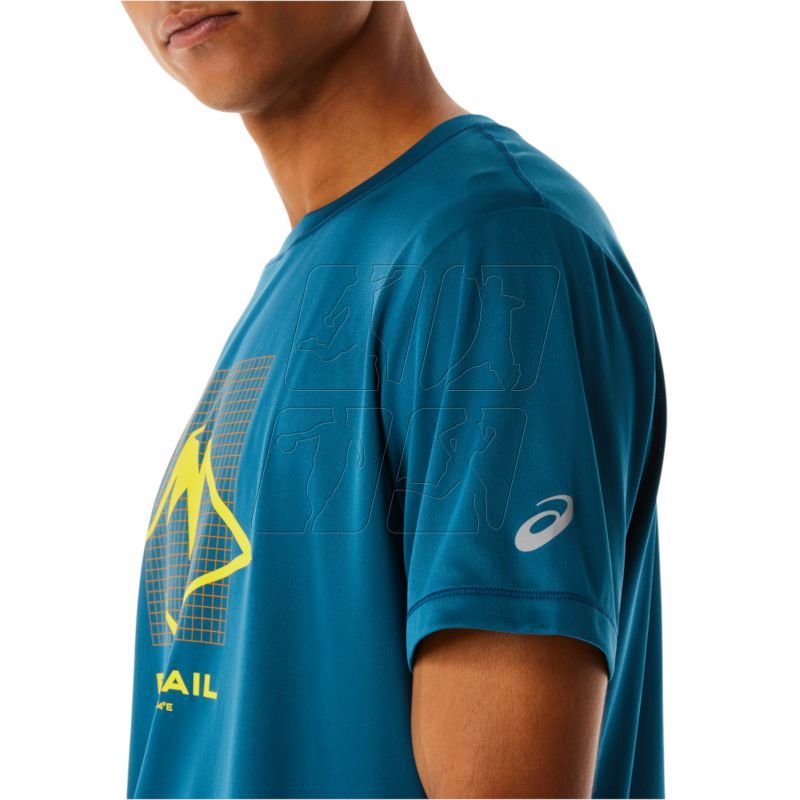 4. Koszulka Asics Fujitrail Logo SS Top Tee M 2011C381-407