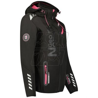 2. Kurtka Geographical Norway Reine softshellowa W WU8182F/GNO-BLACK-PINK