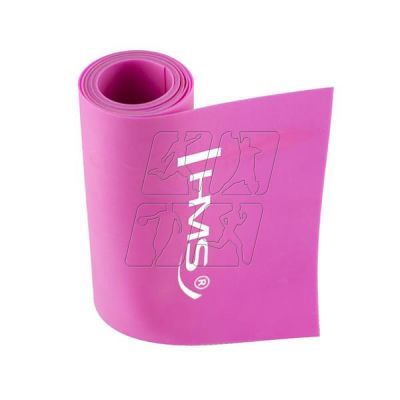 9. Taśma pilates HMS TP01 PINK 0.7 x 120 x 1200 MM 17-34-022