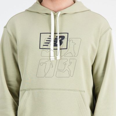 4. Bluza z kapturem New Balance Essentials Hoodie M MT33508FUG