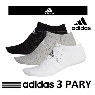 4. Skarpety adidas Light Low 3pary DZ9400