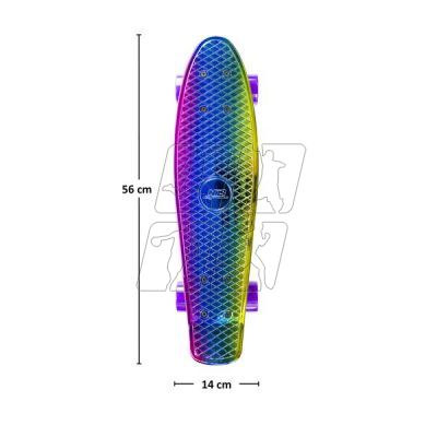 32. Deskorolka Nils Extreme ELECTROSTYLE PENNYBOARD PNB01 BLUE 