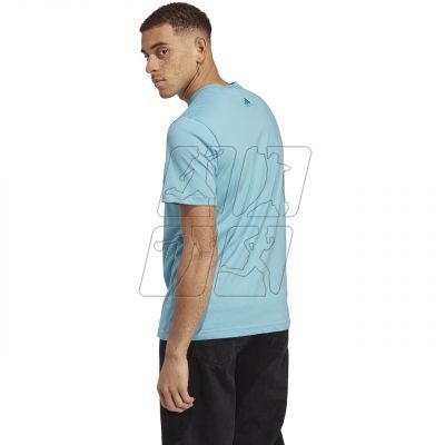 2. Koszulka adidas Essentials Single Jersey Linear Embroidered M IC9287